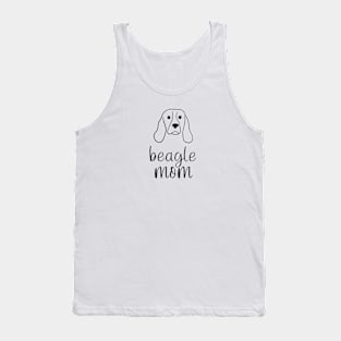 Beagle Mom Line Art Tank Top